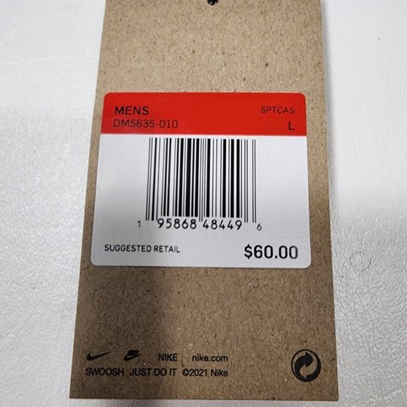 Nike NSW Sportswear Move To Zero Fleece Shorts Men's Size Large NWT DM5635-010 - Picture 8 of 10